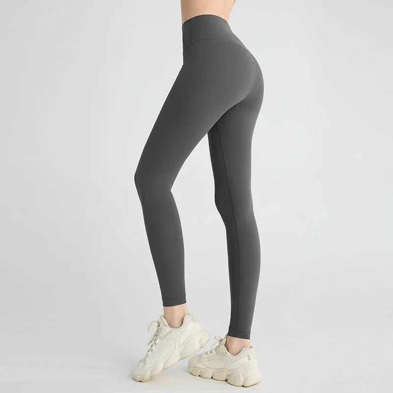 Malla de yoga para mujer de cintura alta y transpirable.