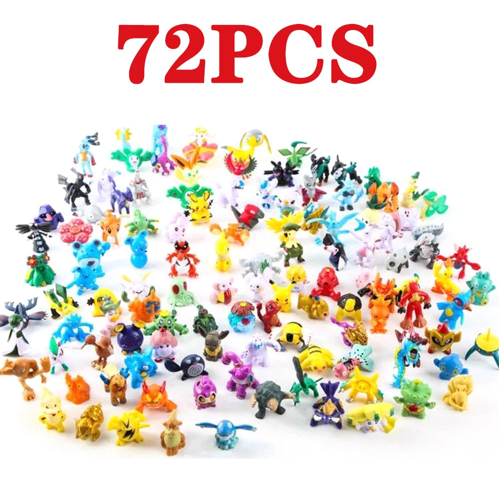 144 PCS, figuras Pokémon