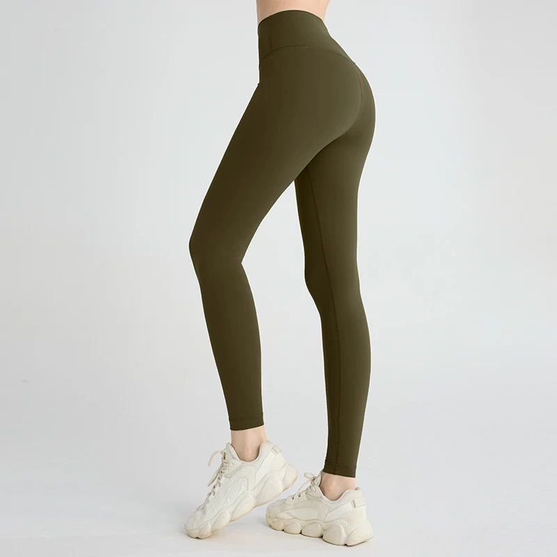 Malla de yoga para mujer de cintura alta y transpirable.