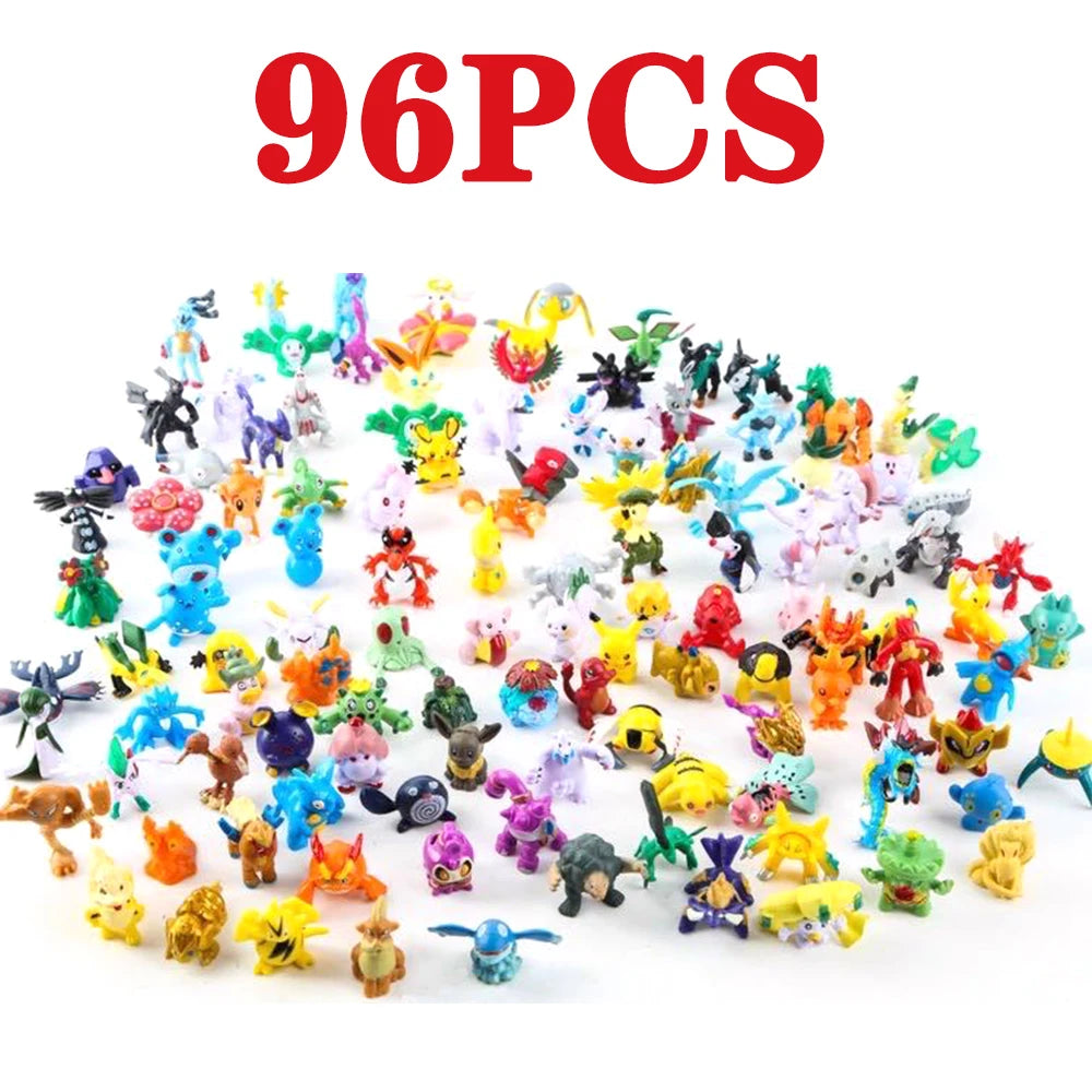 144 PCS, figuras Pokémon