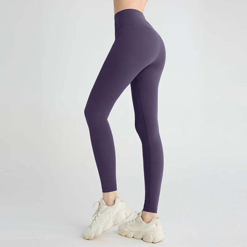 Malla de yoga para mujer de cintura alta y transpirable.
