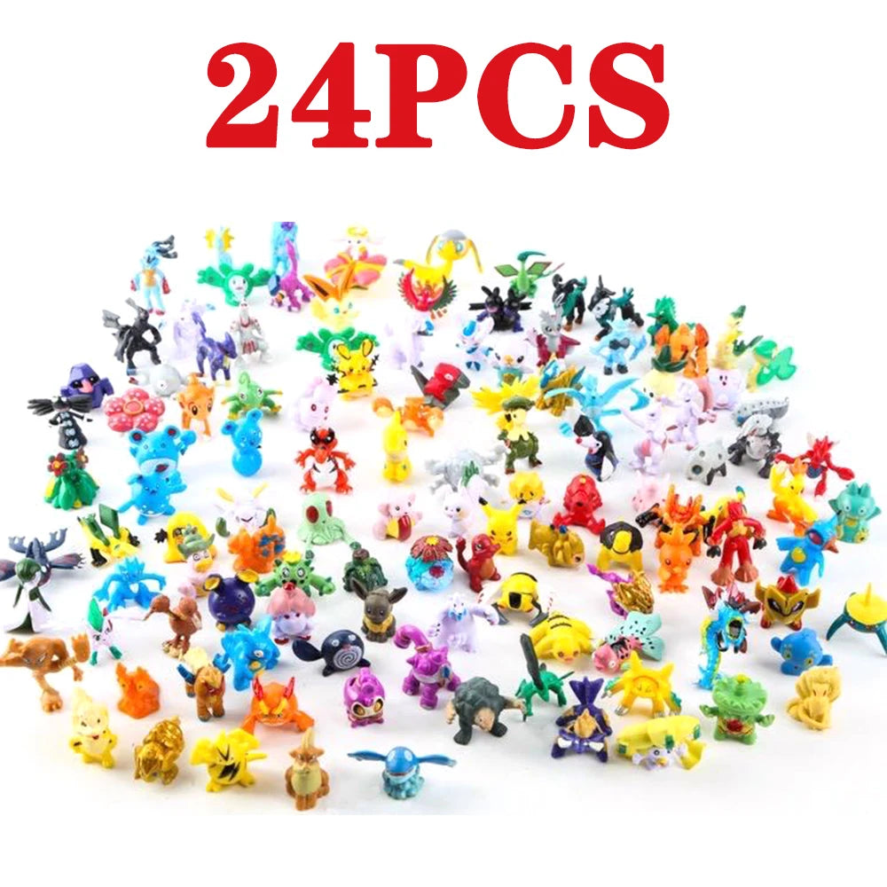 144 PCS, figuras Pokémon