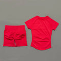 Conjunto Deportivo para Mujer de 2 piezas - Top Deportivo y Calza Corta de Compresión